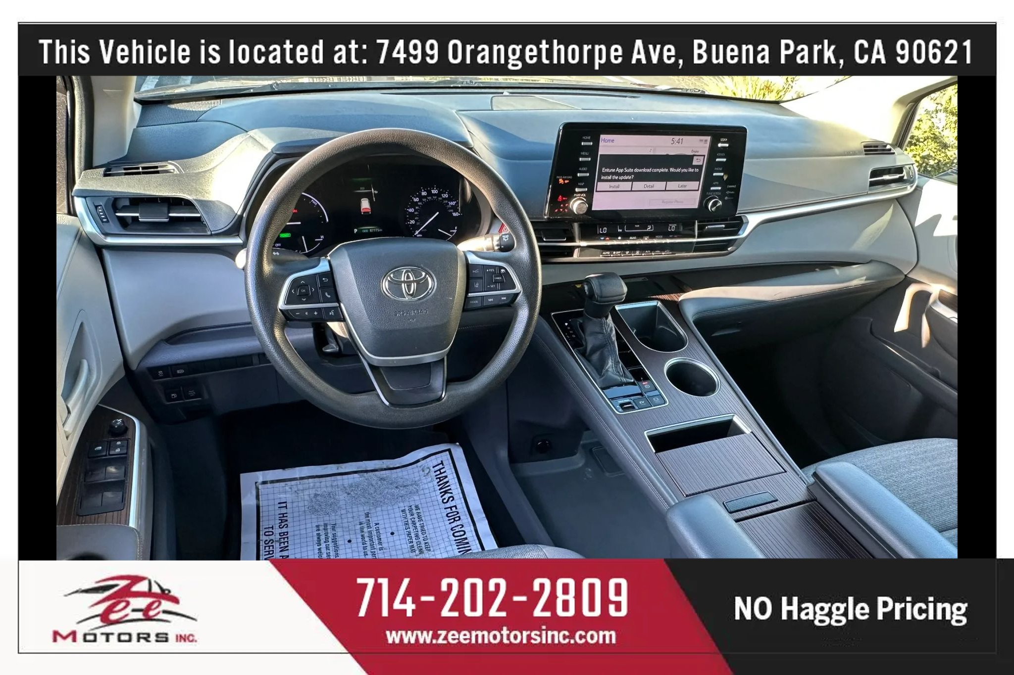 Used 2021 Toyota Sienna LE w/ LE Plus Package FWD image 18