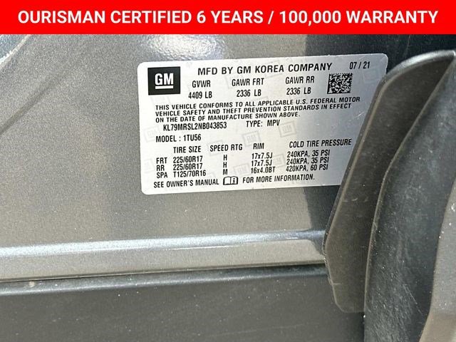 Certified 2022 Chevrolet TrailBlazer LT image 30