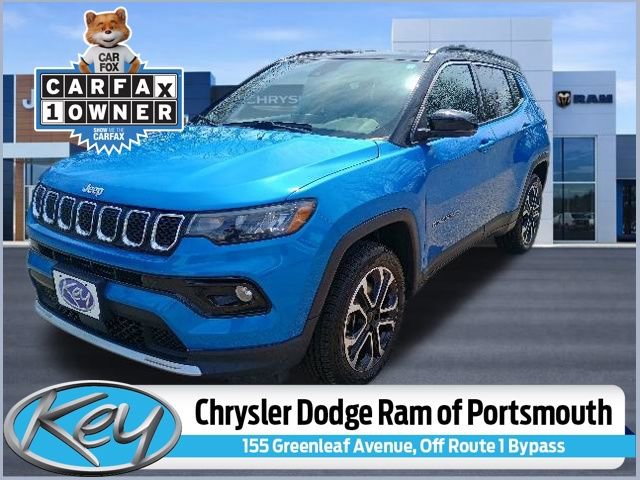 Used 2024 Jeep Compass Limited w/ Sun and Sound Group AWD/4WD image 1