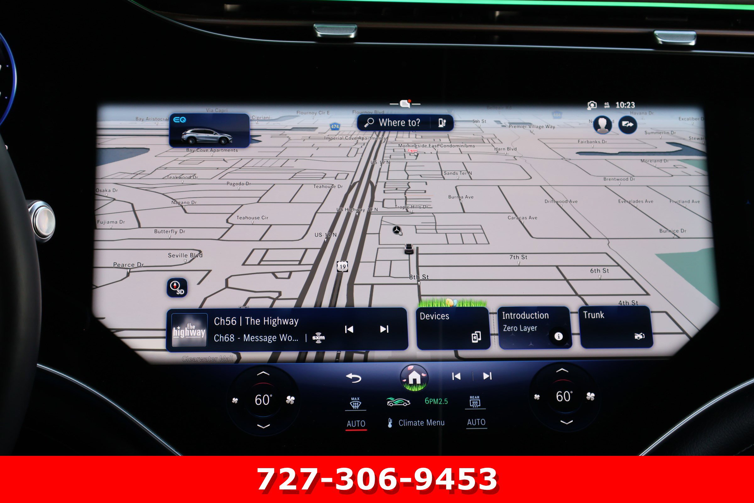 Used 2023 Mercedes-Benz EQS 580 4MATIC SUV image 3