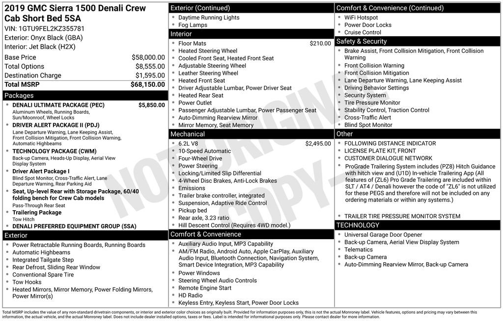 Used 2019 GMC Sierra 1500 Denali w/ Denali Ultimate Package image 31