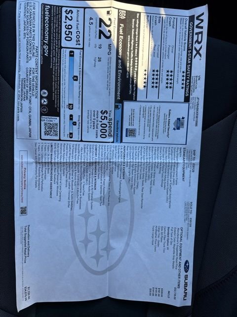 Used 2024 Subaru WRX image 21