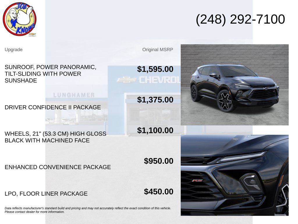 New 2026 Chevrolet Blazer RS w/ Driver Confidence II Package FWD image 5