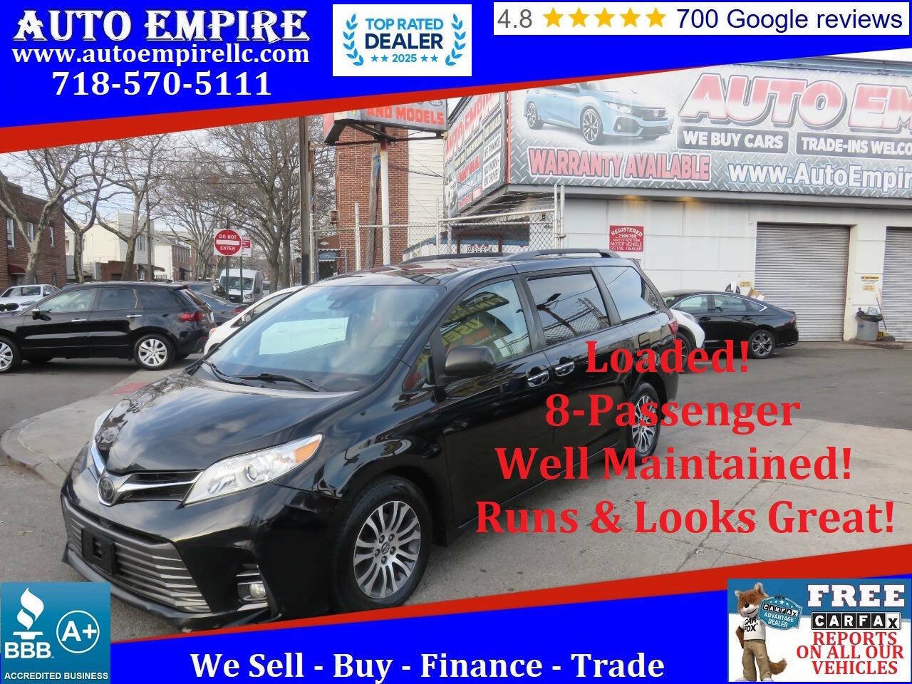 Used 2019 Toyota Sienna XLE FWD image 1