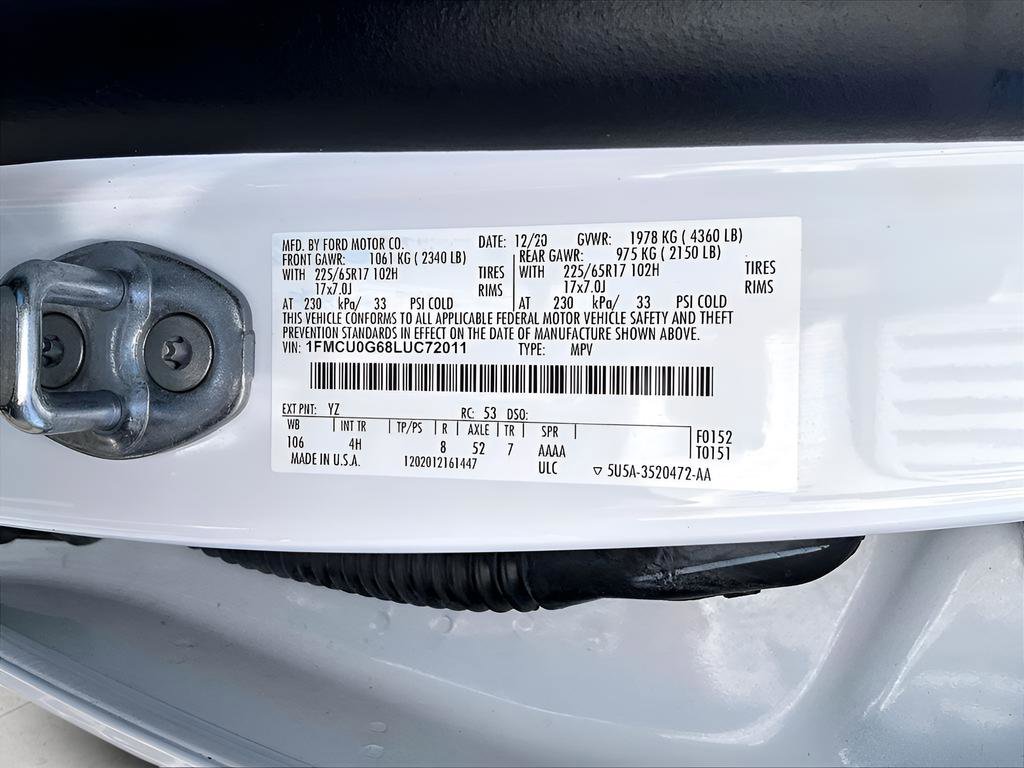 Used 2020 Ford Escape SE image 28