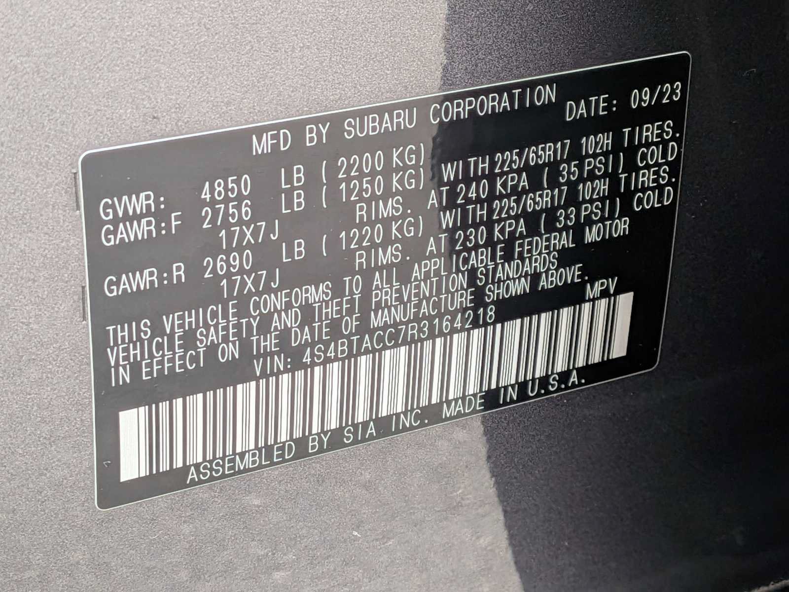 Used 2024 Subaru Outback Premium AWD/4WD image 31