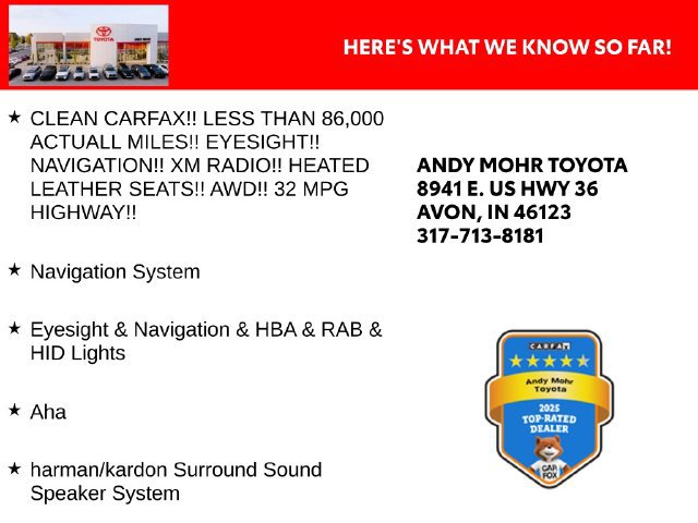 Used 2017 Subaru Outback 2.5i Limited AWD/4WD image 2