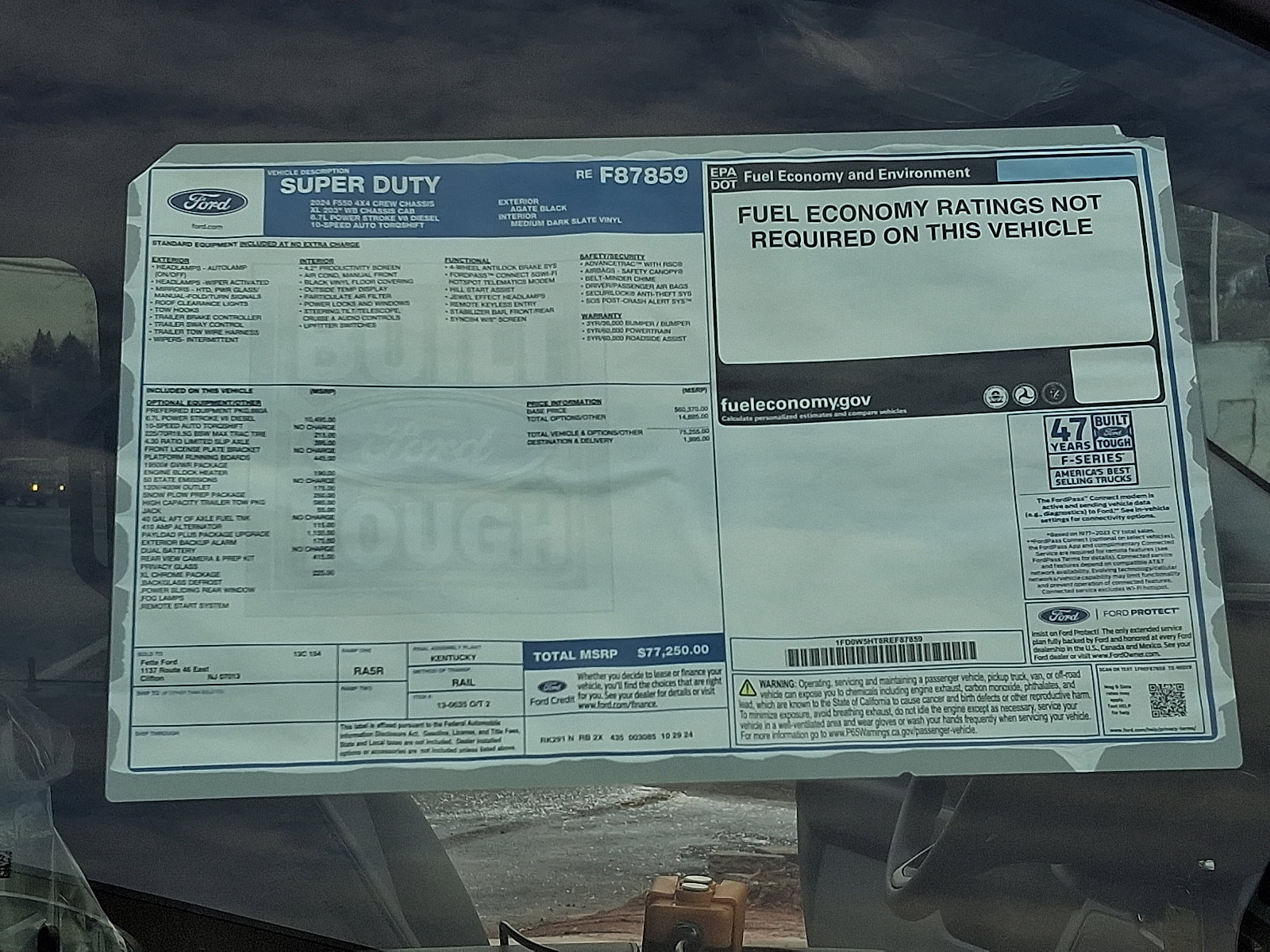 New 2024 Ford F550 4x4 Crew Cab Super Duty image 22