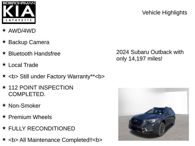 Used 2024 Subaru Outback Wilderness image 7