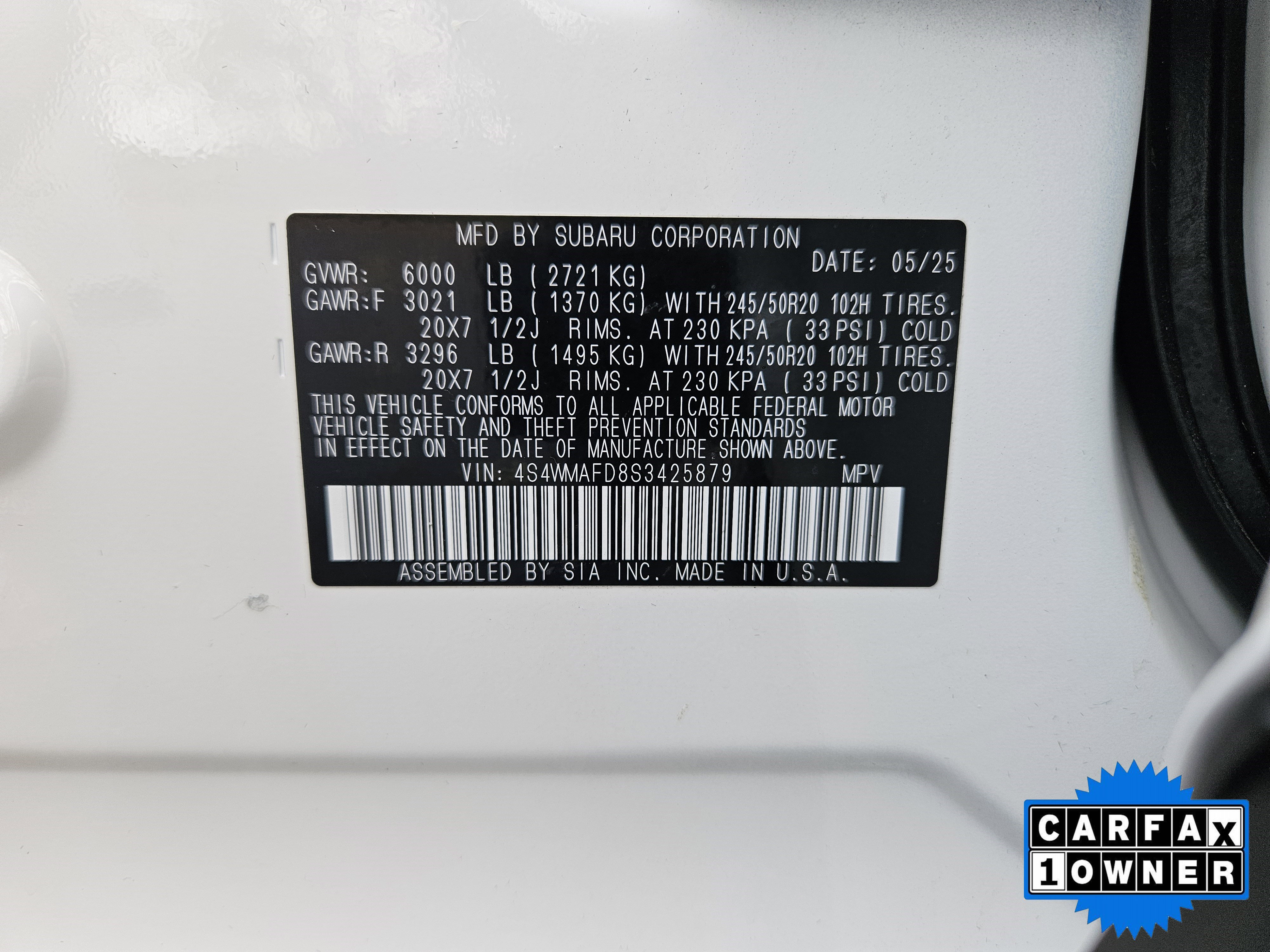 Certified 2025 Subaru Ascent Onyx Edition image 53