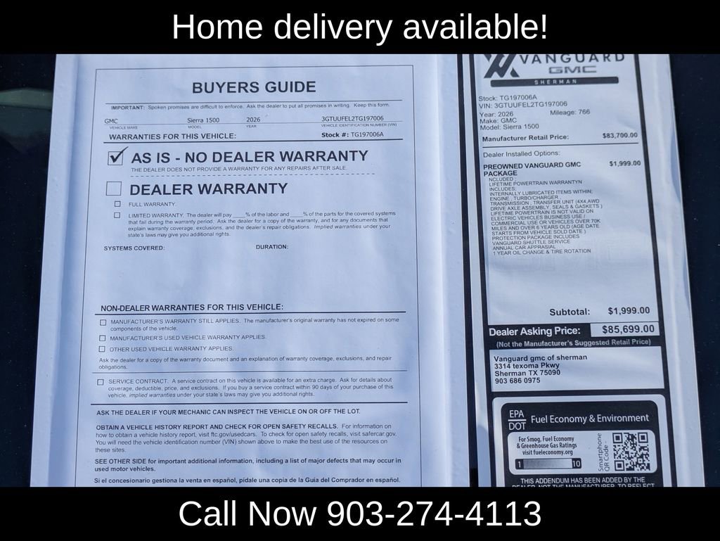 Used 2026 GMC Sierra 1500 AT4X w/ AT4X AEV Edition image 38