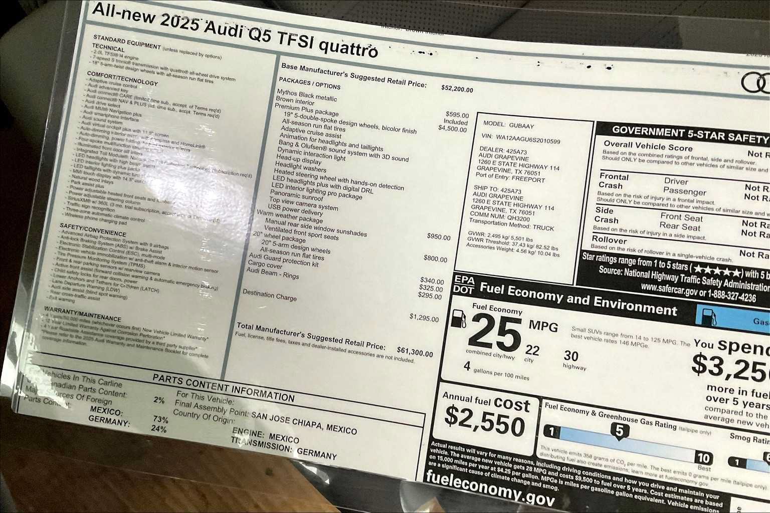 Used 2025 Audi Q5 Premium w/ Premium Plus AWD/4WD image 37
