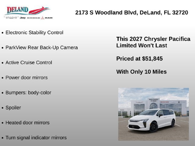 New 2027 Chrysler Pacifica Limited AWD/4WD image 15