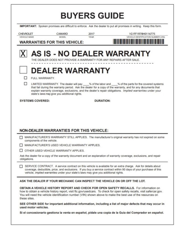 Used 2017 Chevrolet Camaro SS image 26