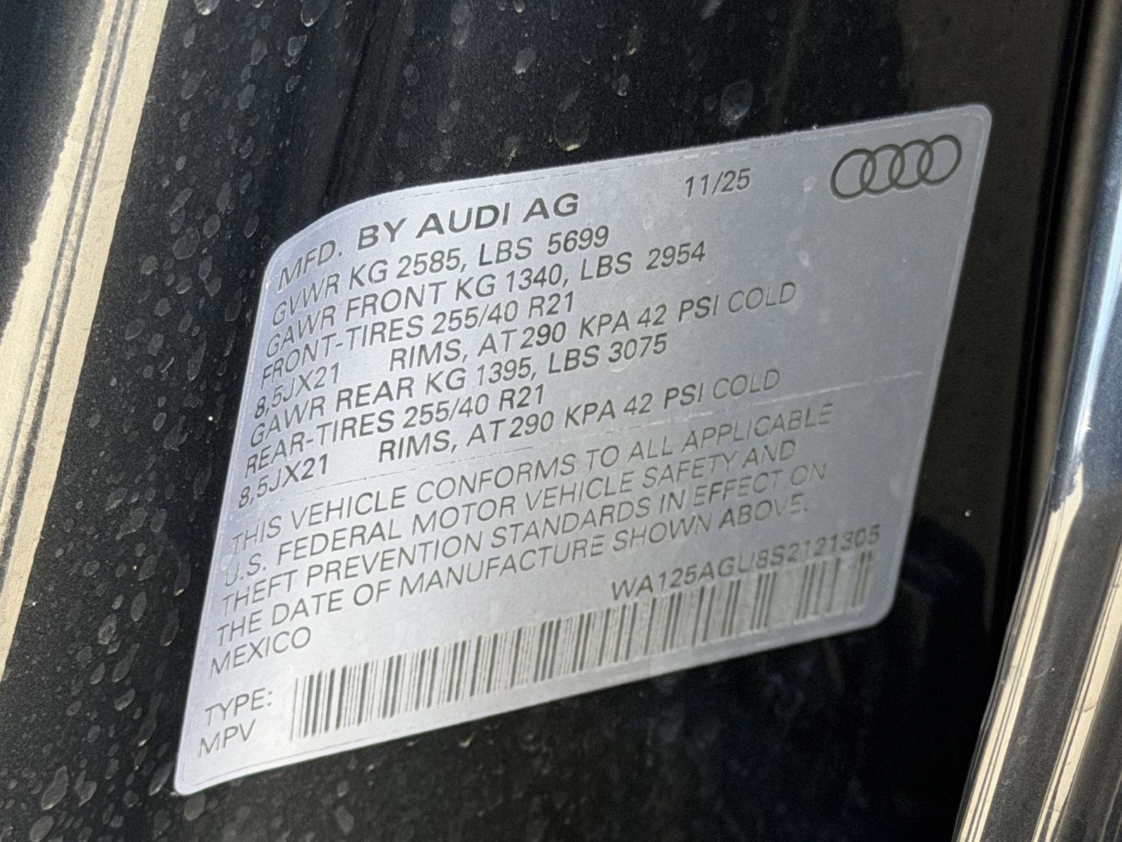 New 2025 Audi SQ5 Premium Plus image 25