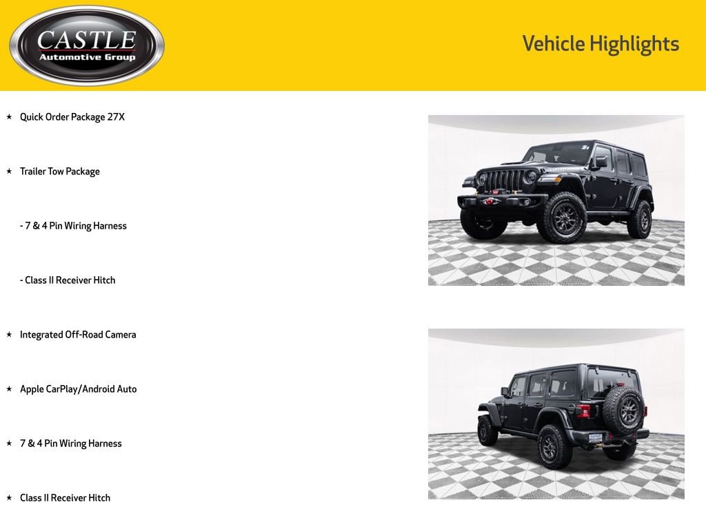 Used 2021 Jeep Wrangler Unlimited Rubicon w/ Trailer Tow Package image 4