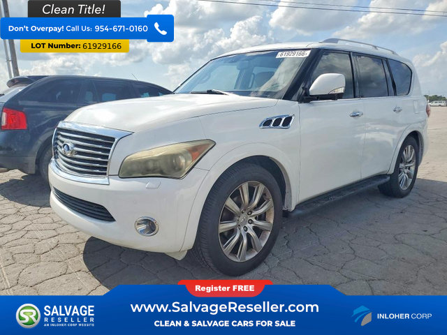Used 2012 INFINITI QX56 4WD w/ Deluxe Touring Pkg