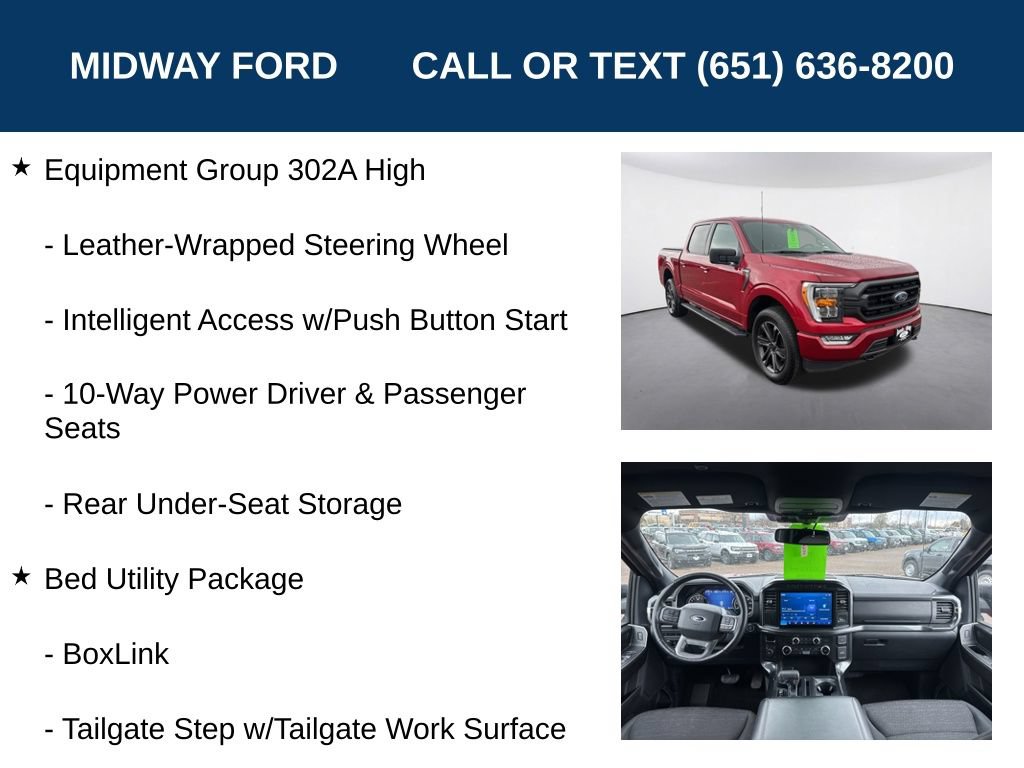 Used 2022 Ford F150 XLT w/ Equipment Group 302A High AWD/4WD image 19