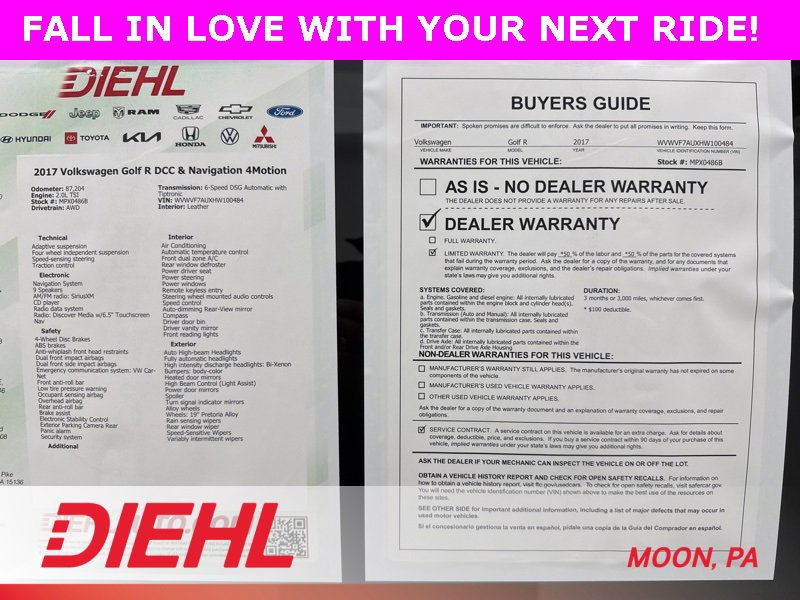 Used 2017 Volkswagen Golf R 4-Door image 17