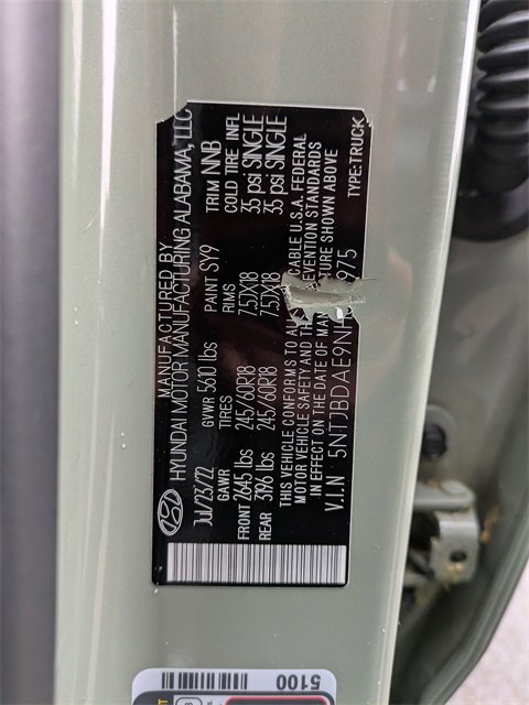 Used 2022 Hyundai Santa Cruz SEL image 10