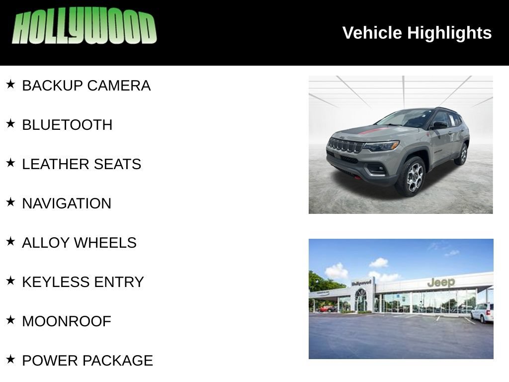 Certified 2022 Jeep Compass Trailhawk w/ Trailhawk Elite Group AWD/4WD image 4