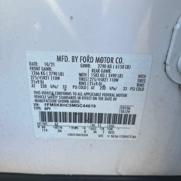 Used 2021 Ford Explorer Platinum w/ Equipment Group 601A AWD/4WD image 31