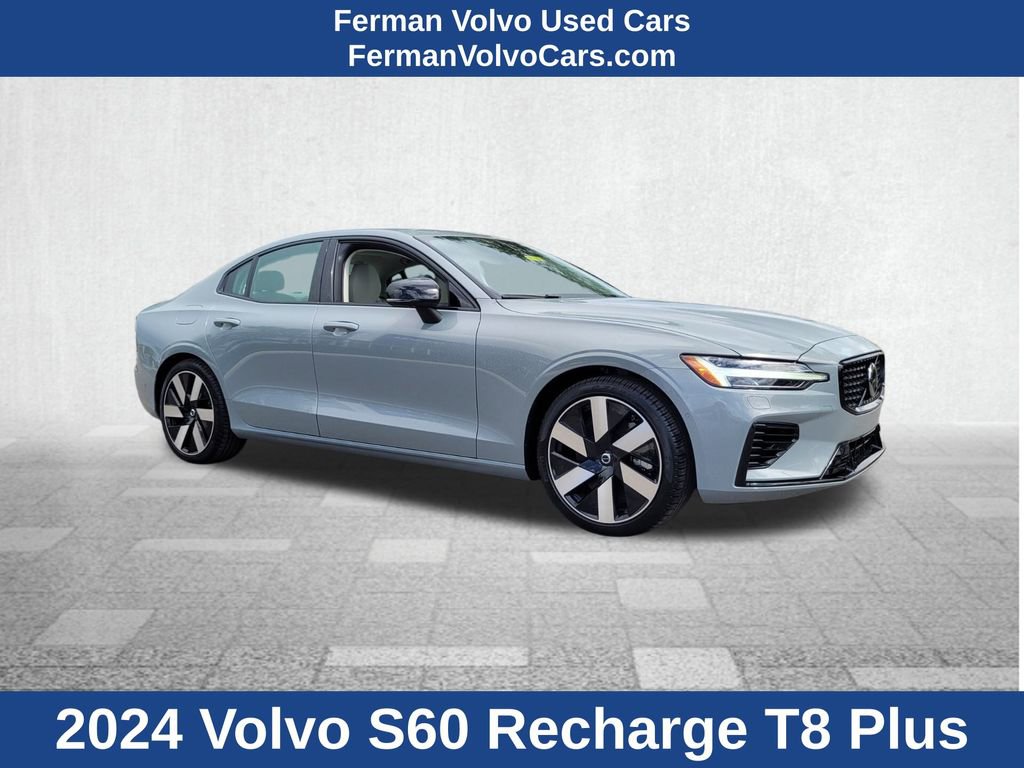 Certified 2024 Volvo S60 T8 Plus w/ Climate Package