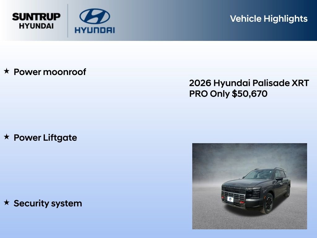 New 2026 Hyundai Palisade XRT Pro AWD/4WD image 7