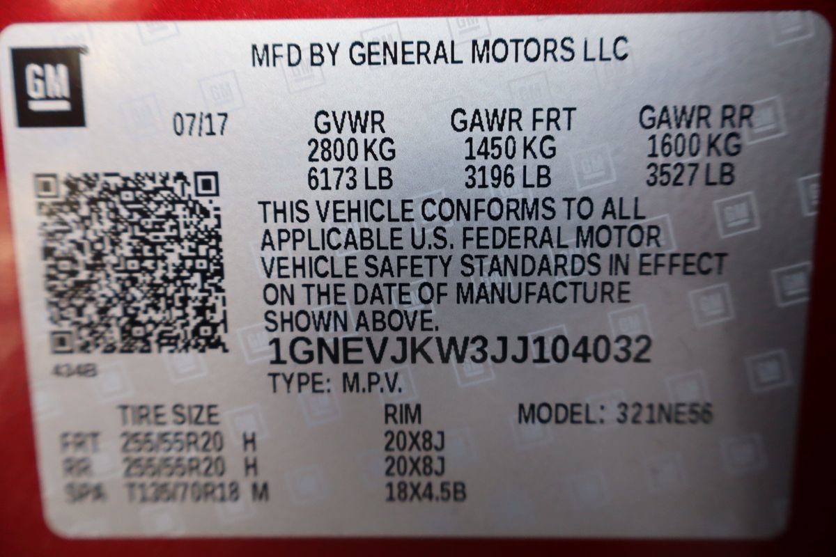 Used 2018 Chevrolet Traverse Premier AWD/4WD image 49