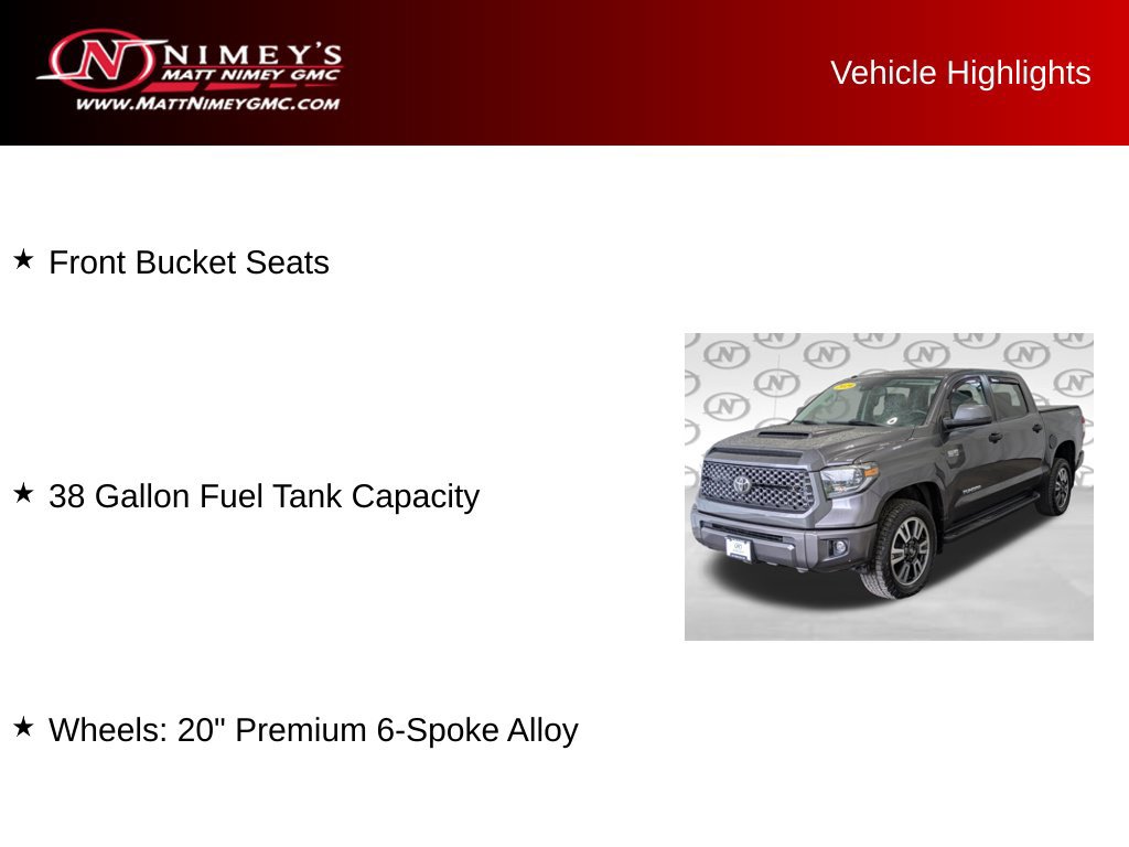 Used 2019 Toyota Tundra SR5 w/ TRD Sport Package AWD/4WD image 16