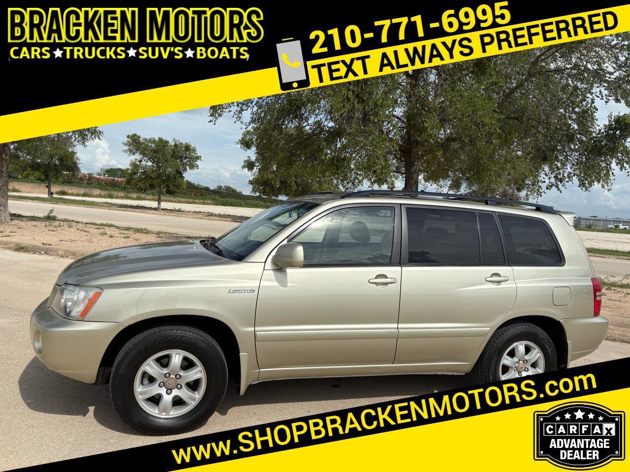 Used 2002 Toyota Highlander Limited FWD image 1
