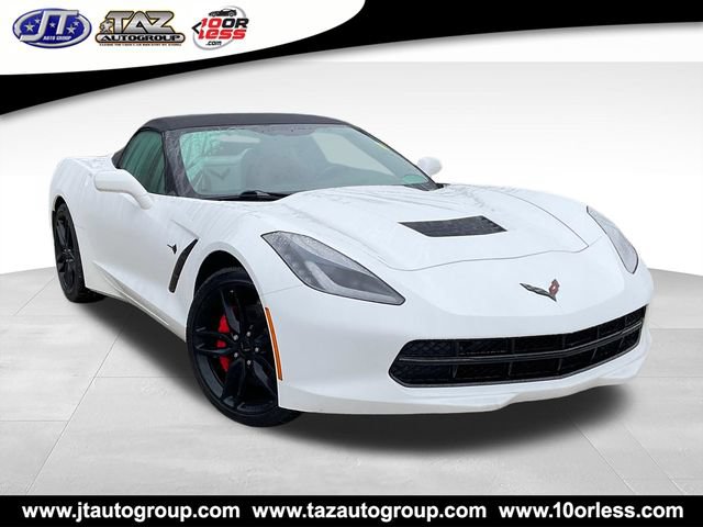 Used 2019 Chevrolet Corvette Stingray Convertible w/ Carbon Flash Badge Package RWD image 1