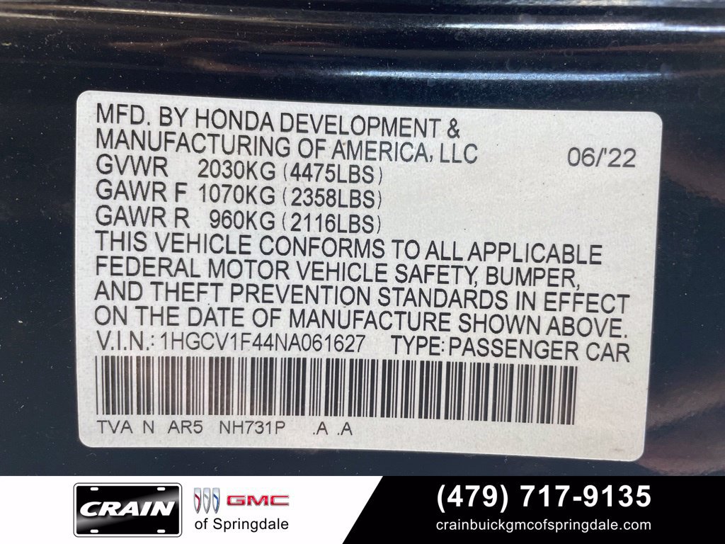 Used 2022 Honda Accord Sport Special Edition image 32