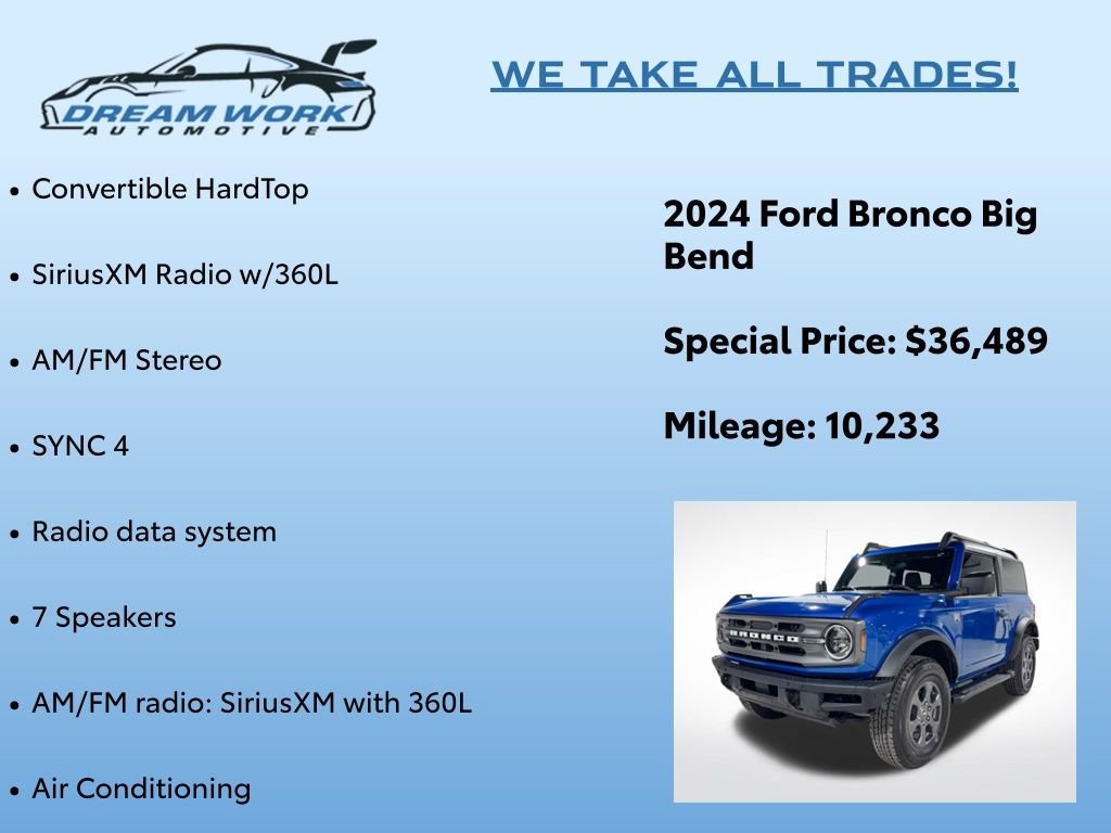 Used 2024 Ford Bronco Big Bend image 2
