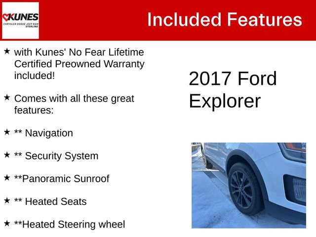 Used 2017 Ford Explorer XLT w/ Equipment Group 202A image 4