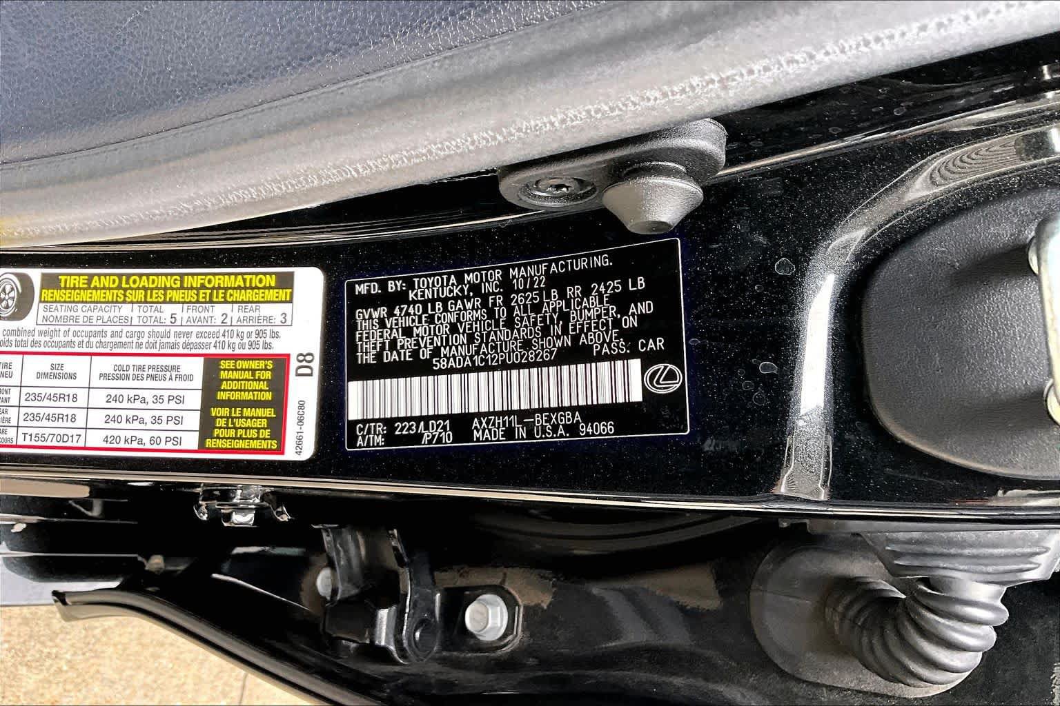Used 2023 Lexus ES 300h w/ Premium Package FWD image 32