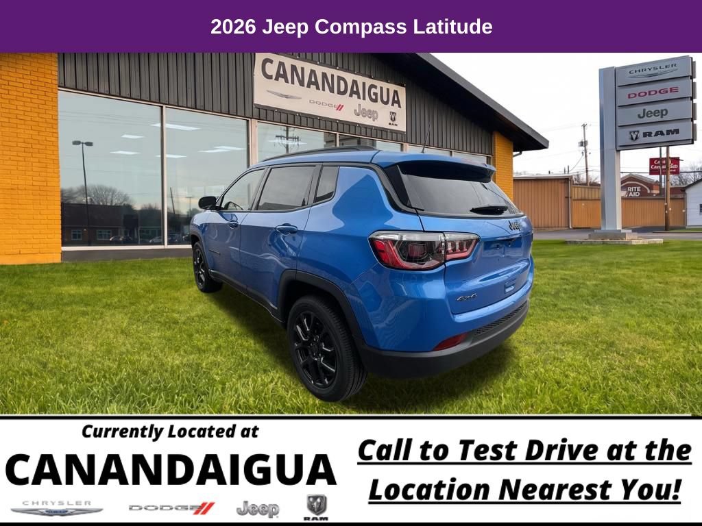 New 2026 Jeep Compass Latitude w/ Quick Order Package 29K AWD/4WD image 8