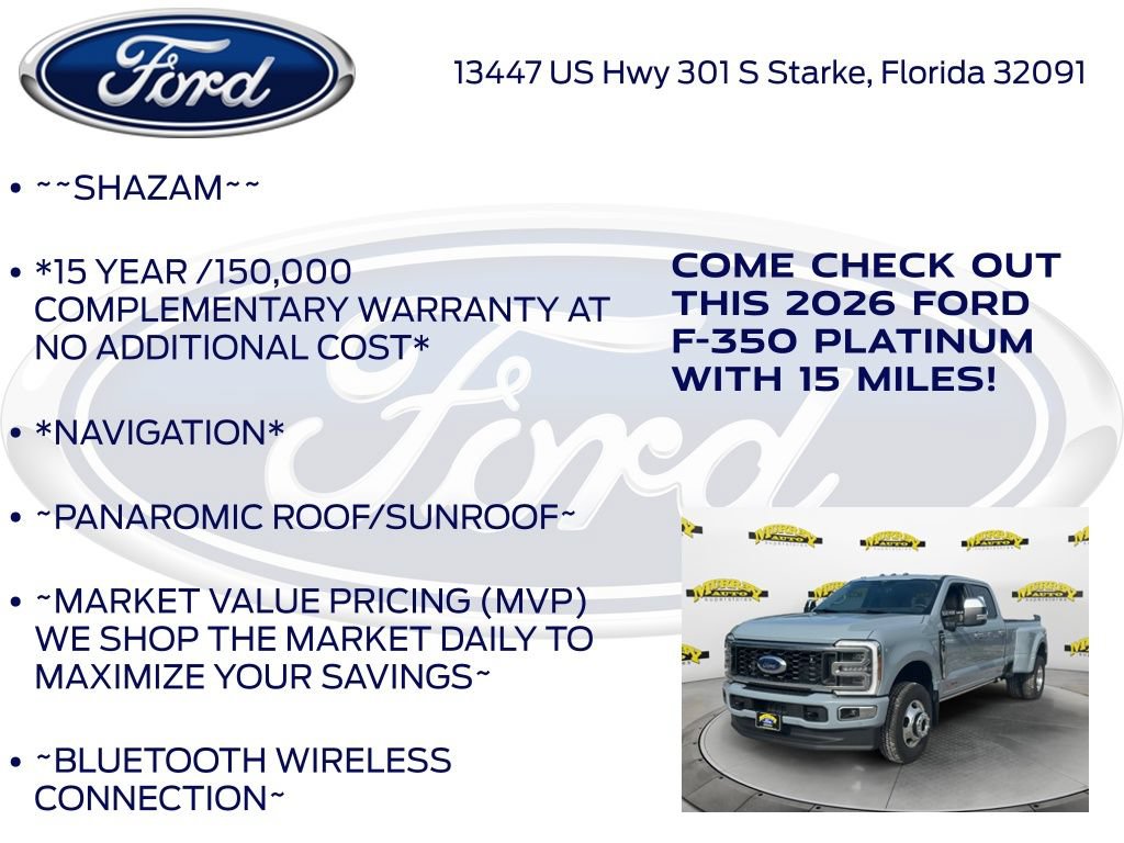 New 2026 Ford F350 Platinum w/ Platinum Plus Package AWD/4WD image 5