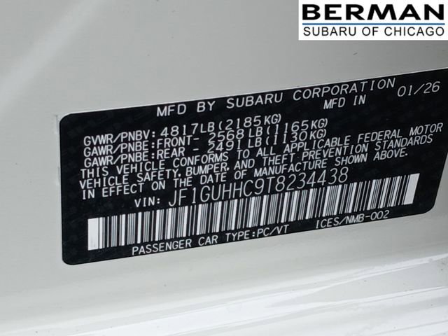 New 2026 Subaru Impreza RS image 20