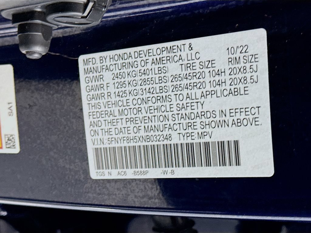 Used 2022 Honda Passport EX-L image 35