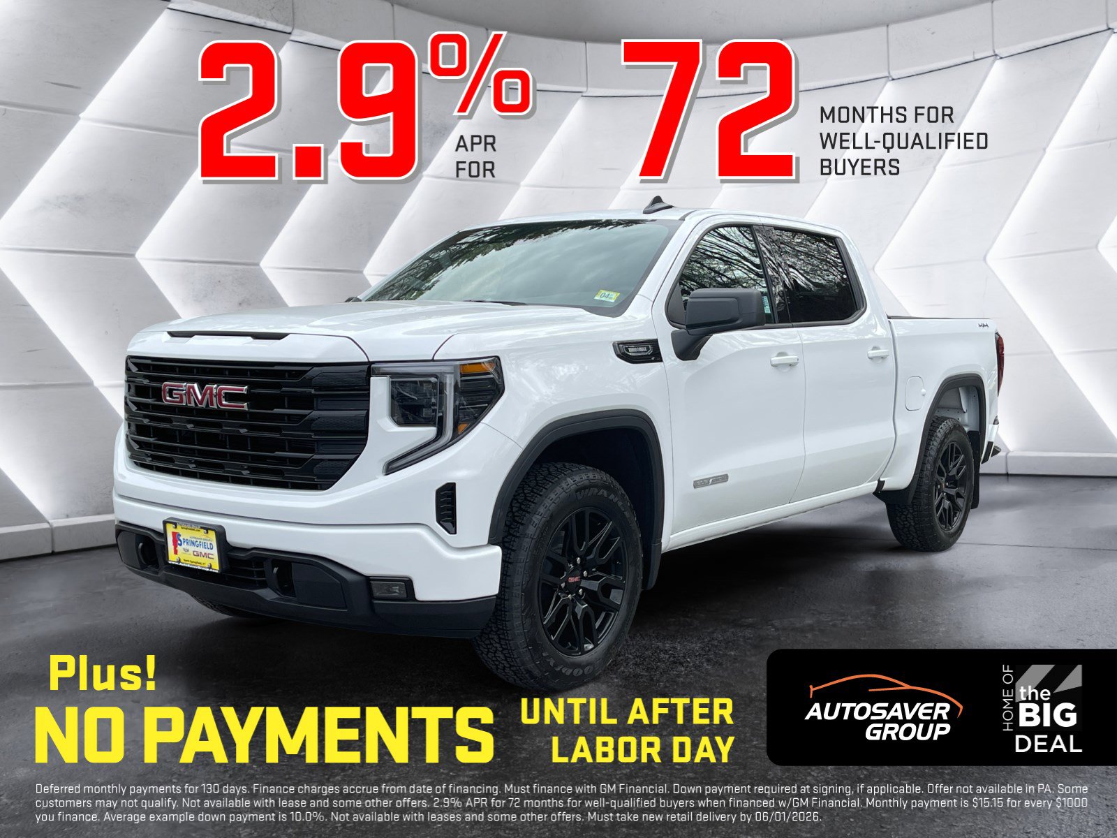 New 2026 GMC Sierra 1500 Elevation AWD/4WD image 1