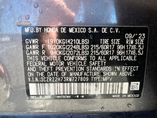 Used 2024 Honda HR-V EX-L image 17