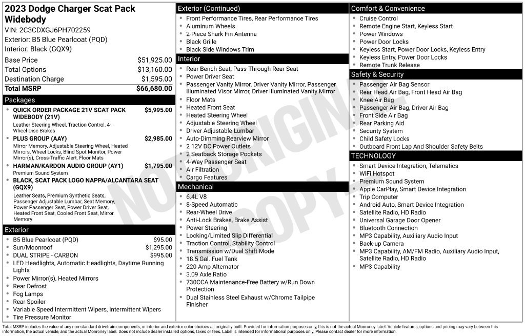 Used 2023 Dodge Charger Scat Pack RWD image 37