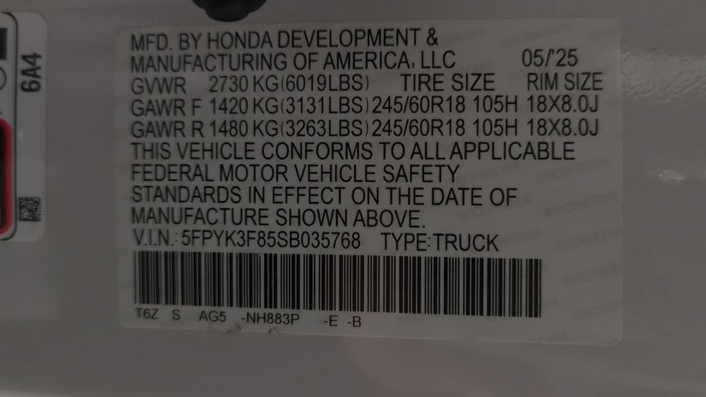 Used 2025 Honda Ridgeline Black Edition image 25