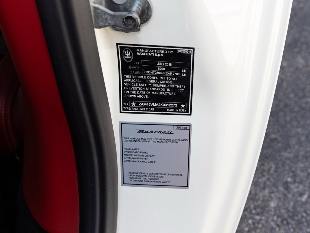 Used 2019 Maserati GranTurismo MC RWD image 68