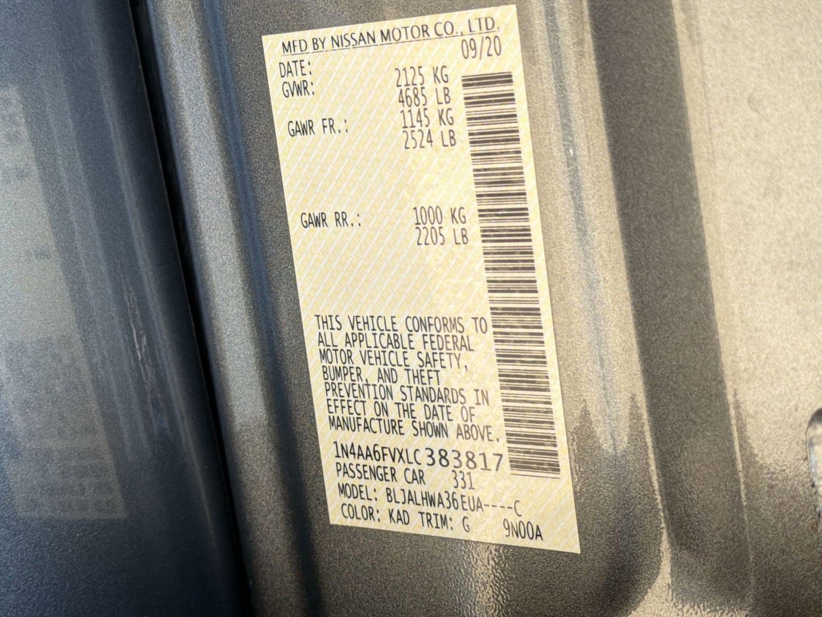 Used 2020 Nissan Maxima Platinum w/ Sport Mat Group FWD image 20