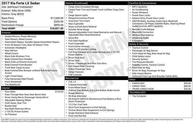 Used 2017 Kia Forte LX image 2
