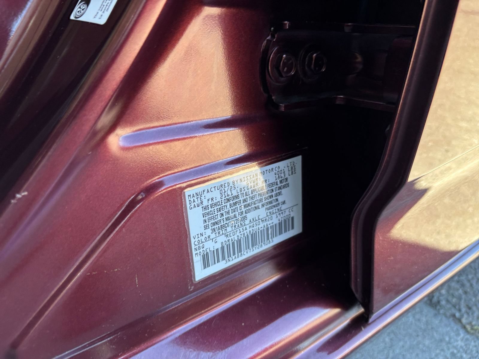 Used 2025 Nissan Sentra SV FWD image 51