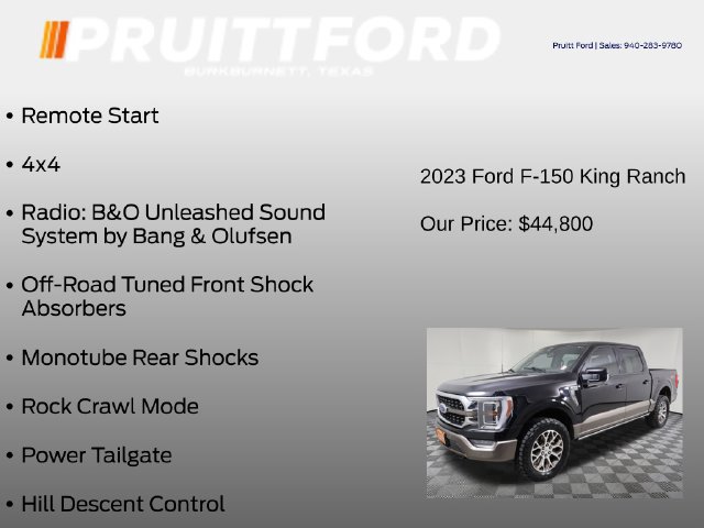 Used 2023 Ford F150 King Ranch w/ Equipment Group 601A High AWD/4WD image 25