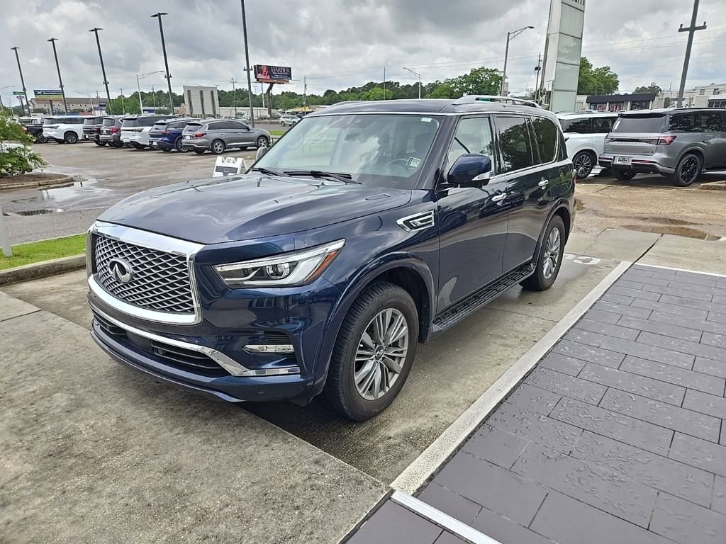 Used 2021 INFINITI QX80 Luxe w/ Cargo Package RWD image 1